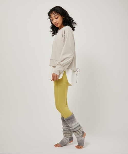 NERGY（ナージー）の「グラデーションニット レッグウォーマー（レッグウォーマー・レディース・ライトグレー/ブルー・FREE）」の8枚目の写真