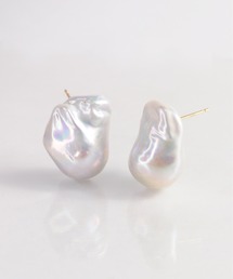 anq. | 「anq.」K10・オイスターバロックパール ピアス(ピアス(両耳用))