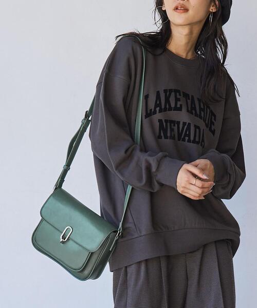 coen（コーエン）の「クリアコットンロゴスウェット（スウェット・レディース・ブラウン/ダークグレー/グレー・FREE）」の5枚目の写真