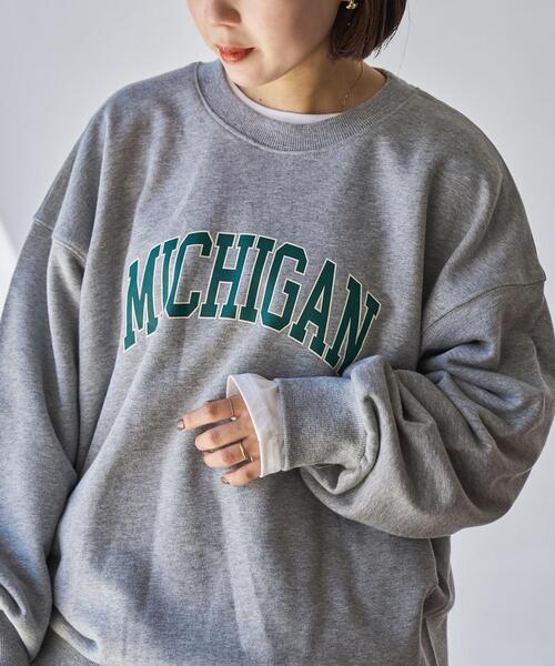 coen（コーエン）の「クリアコットンロゴスウェット（スウェット・レディース・ブラウン/ダークグレー/グレー・FREE）」の9枚目の写真