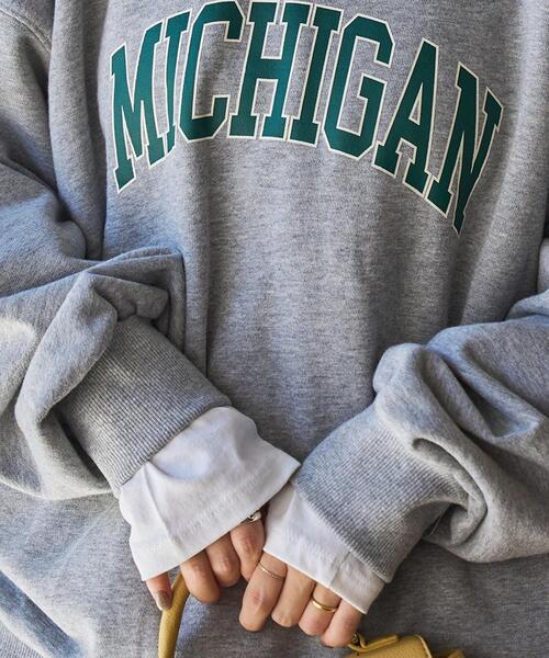 coen（コーエン）の「クリアコットンロゴスウェット（スウェット・レディース・ブラウン/ダークグレー/グレー・FREE）」の12枚目の写真