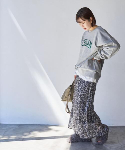 coen（コーエン）の「クリアコットンロゴスウェット（スウェット・レディース・ブラウン/ダークグレー/グレー・FREE）」の14枚目の写真