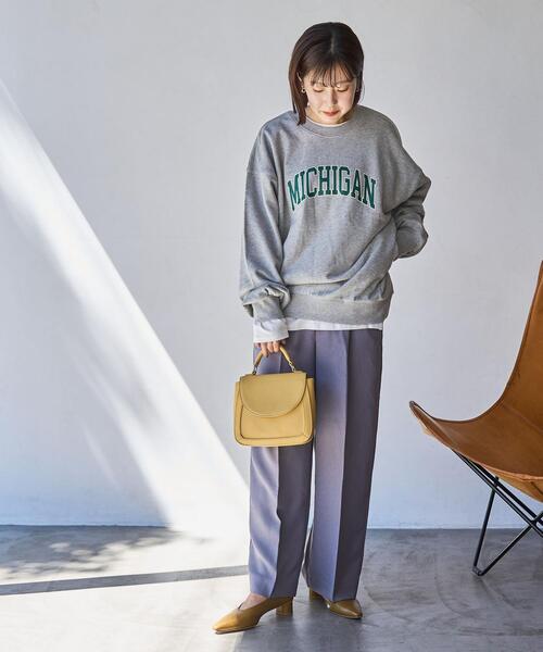 coen（コーエン）の「クリアコットンロゴスウェット（スウェット・レディース・ブラウン/ダークグレー/グレー・FREE）」の15枚目の写真