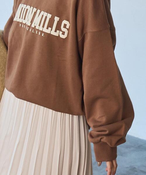 coen（コーエン）の「クリアコットンロゴスウェット（スウェット・レディース・ブラウン/ダークグレー/グレー・FREE）」の21枚目の写真