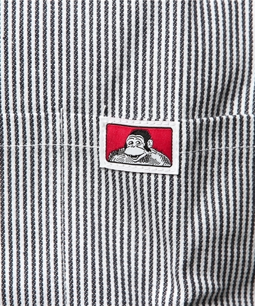 BEN DAVIS（ベンデイビス）の「BEN DAVIS  HALF ZIP L/S（シャツ/ブラウス・メンズ・ストライプ/ネイビー/カーキ・X-LARGE/MEDIUM/LARGE）」の13枚目の写真