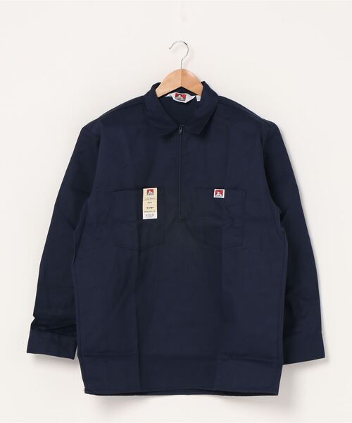 BEN DAVIS（ベンデイビス）の「BEN DAVIS  HALF ZIP L/S（シャツ/ブラウス・メンズ・ストライプ/ネイビー/カーキ・X-LARGE/MEDIUM/LARGE）」の10枚目の写真