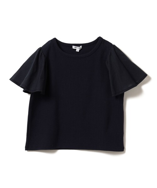 B:MING by BEAMS（ビーミングバイビームス）の「B:MING by BEAMS / 布帛 フリルスリーブ Tシャツ（100～140cm）（Tシャツ/カットソー・キッズ・ネイビー/ホワイト系その他5・140/100/130/110/120）」の17枚目の写真