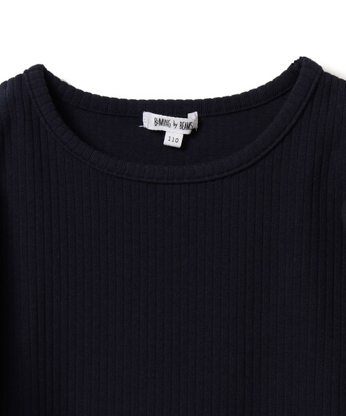 B:MING by BEAMS（ビーミングバイビームス）の「B:MING by BEAMS / 布帛 フリルスリーブ Tシャツ（100～140cm）（Tシャツ/カットソー・キッズ・ネイビー/ホワイト系その他5・140/100/130/110/120）」の18枚目の写真