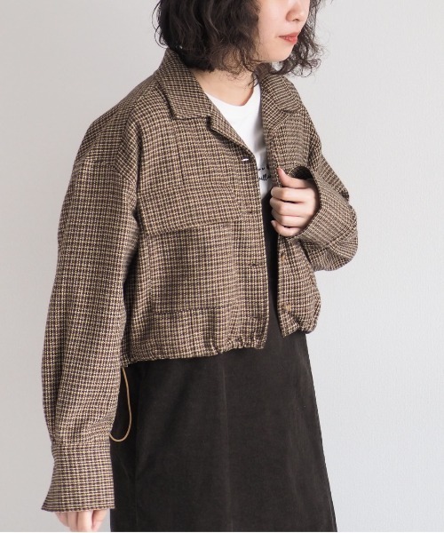 cepo（セポ）の「ショートシャツジャケット（その他アウター・レディース・ブラック/ブラウン・M）」の21枚目の写真