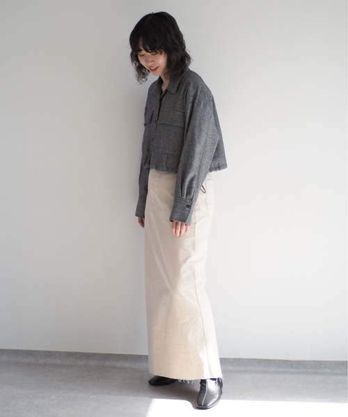 cepo（セポ）の「ショートシャツジャケット（その他アウター・レディース・ブラック/ブラウン・M）」の17枚目の写真