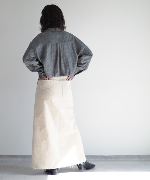 cepo（セポ）の「ショートシャツジャケット（その他アウター・レディース・ブラック/ブラウン・M）」の18枚目の写真