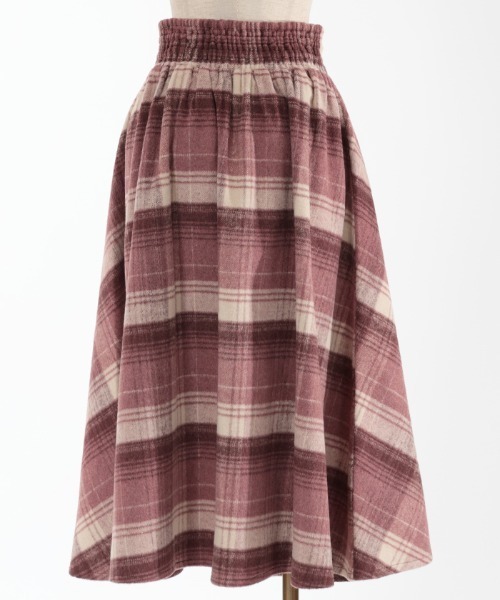 axes femme ピンク チェック スカート チェック柄プリーツスカート【10%OFF対象商品】 | axes femme online shop