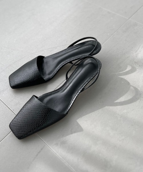 Tony Bianco（トニービアンコ）の「【TONY BIANCO】PERCYスリングバック（パンプス・レディース・オフホワイト/ブラック・6/7）」の7枚目の写真