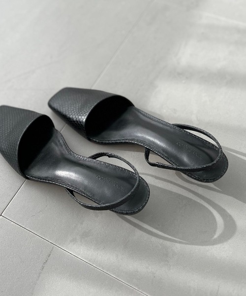 Tony Bianco（トニービアンコ）の「【TONY BIANCO】PERCYスリングバック（パンプス・レディース・オフホワイト/ブラック・6/7）」の9枚目の写真