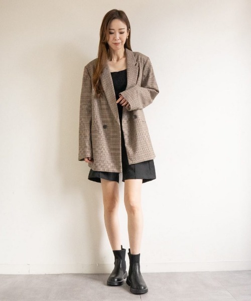 Fabby fabby(ファビィーファビィー)の「ニットインヒールエンジニアブーツ(ブーツ・レディース・ブラック・MEDIUM/SMALL/LARGE)」の6枚目の写真