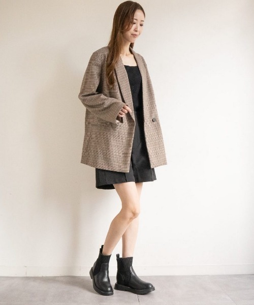 Fabby fabby(ファビィーファビィー)の「ニットインヒールエンジニアブーツ(ブーツ・レディース・ブラック・MEDIUM/SMALL/LARGE)」の5枚目の写真
