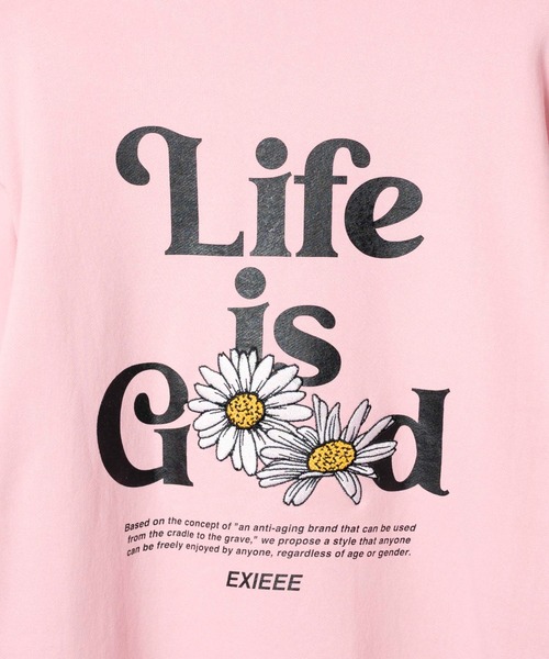 EXIEEE(イグジー)の「Life is goodパーカー(パーカー・レディース・ブラック/ピンク・SMALL/MEDIUM/LARGE)」の16枚目の写真