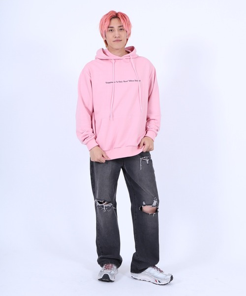 EXIEEE(イグジー)の「Life is goodパーカー(パーカー・レディース・ブラック/ピンク・SMALL/MEDIUM/LARGE)」の21枚目の写真