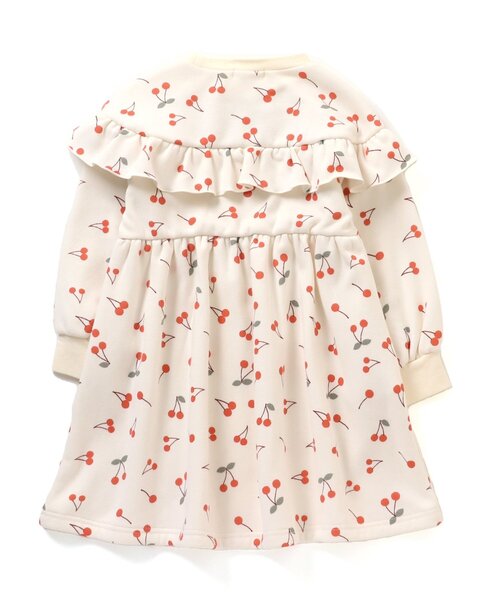 apres les cours(アプレレクール)の「【WEB限定・あったか】裏シャギーまいにちワンピ(ワンピース・キッズ・サックスブルー/ドット/ブラウン/ピンク/オフホワイト/ブラック/インディゴブルー・130/80/90/120/100/140/110)」の21枚目の写真