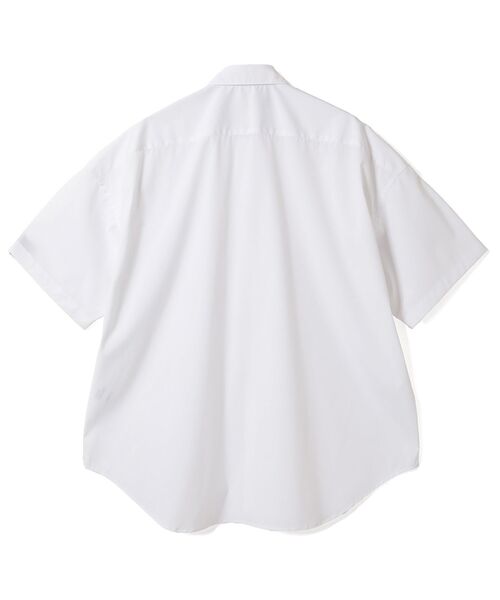 トップス N.HOOLYWOOD 22SS HALF SLEEVE SHIRT N Hoolywood | Half Sleeve Shirt - Grey Stripe | Men | Blue
