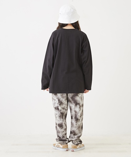 CUBE SUGAR（キューブシュガー）の「ジャンティ/タイダイスウェットパンツ（スウェットパンツ・レディース・チャコールグレー/ベージュ・M）」の16枚目の写真