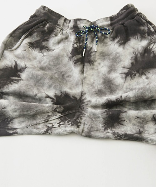 CUBE SUGAR（キューブシュガー）の「ジャンティ/タイダイスウェットパンツ（スウェットパンツ・レディース・チャコールグレー/ベージュ・M）」の14枚目の写真