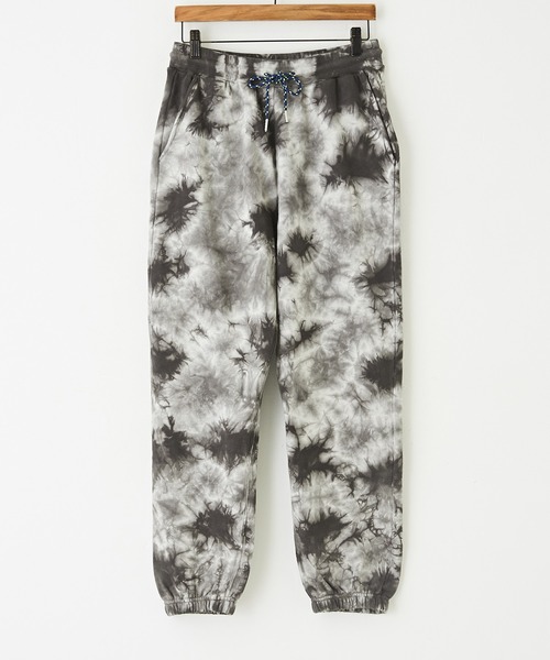 CUBE SUGAR（キューブシュガー）の「ジャンティ/タイダイスウェットパンツ（スウェットパンツ・レディース・チャコールグレー/ベージュ・M）」の6枚目の写真