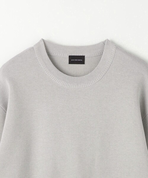 green label relaxing（グリーンレーベルリラクシング）の「クリアミラノリブ クルーネック ニット（ニット/セーター・メンズ・モカ/ブラック/ライトブルー/ライトグレー・L/XL/M/S）」の11枚目の写真
