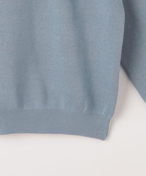 green label relaxing（グリーンレーベルリラクシング）の「クリアミラノリブ クルーネック ニット（ニット/セーター・メンズ・モカ/ブラック/ライトブルー/ライトグレー・L/XL/M/S）」の18枚目の写真