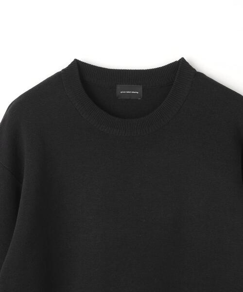 green label relaxing（グリーンレーベルリラクシング）の「クリアミラノリブ クルーネック ニット（ニット/セーター・メンズ・モカ/ブラック/ライトブルー/ライトグレー・L/XL/M/S）」の22枚目の写真