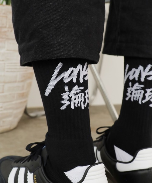 LONELY/論理（ロンリー）の「LONELY(論理)/ロンリー STOCK LOGO” SOCKS ソックス 靴下（ソックス/靴下・メンズ・ホワイト/ブラック・FREE）」の9枚目の写真