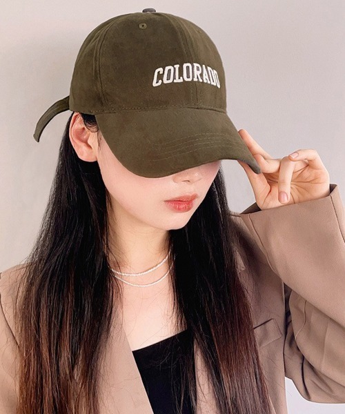 Miniministore（ミニミニストア）の「ベースボールキャップ 韓国 キャスケット（キャップ・レディース・ワインレッド/ダークグレー/ブラック/ブラウン/ベージュ/ネイビー/アイボリー・フリー）」の5枚目の写真