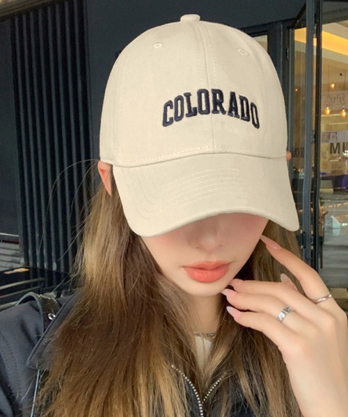 Miniministore（ミニミニストア）の「ベースボールキャップ 韓国 キャスケット（キャップ・レディース・ワインレッド/ダークグレー/ブラック/ブラウン/ベージュ/ネイビー/アイボリー・フリー）」の2枚目の写真