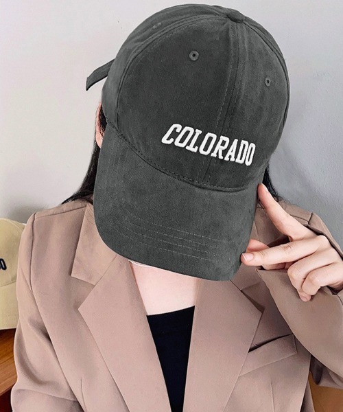 Miniministore（ミニミニストア）の「ベースボールキャップ 韓国 キャスケット（キャップ・レディース・ワインレッド/ダークグレー/ブラック/ブラウン/ベージュ/ネイビー/アイボリー・フリー）」の4枚目の写真