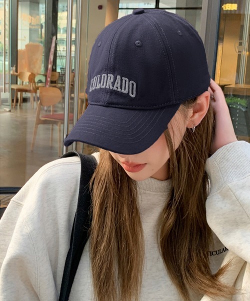 Miniministore（ミニミニストア）の「ベースボールキャップ 韓国 キャスケット（キャップ・レディース・ワインレッド/ダークグレー/ブラック/ブラウン/ベージュ/ネイビー/アイボリー・フリー）」の10枚目の写真