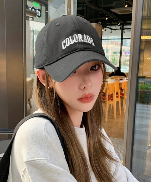 Miniministore（ミニミニストア）の「ベースボールキャップ 韓国 キャスケット（キャップ・レディース・ワインレッド/ダークグレー/ブラック/ブラウン/ベージュ/ネイビー/アイボリー・フリー）」の14枚目の写真