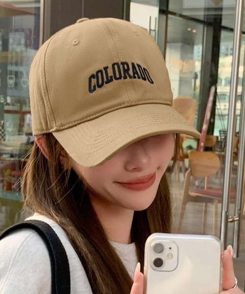 Miniministore（ミニミニストア）の「ベースボールキャップ 韓国 キャスケット（キャップ・レディース・ワインレッド/ダークグレー/ブラック/ブラウン/ベージュ/ネイビー/アイボリー・フリー）」の16枚目の写真