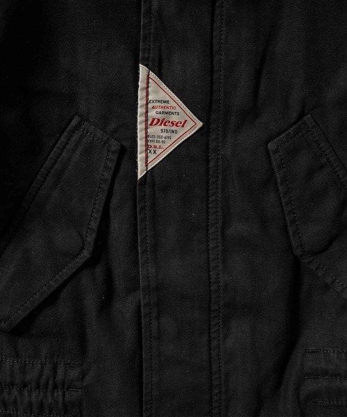 DIESEL KIDS（ディーゼルキッズ）の「DIESEL（ディーゼル）Kids & Junior ジャケットコート（その他アウター・キッズ・ブラック・8Y）」の5枚目の写真