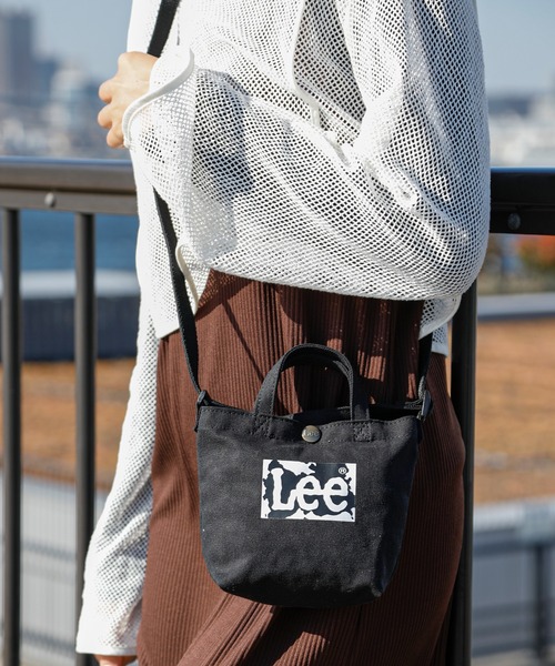 Lee（リー）の「Lee/リー キャンバス ミニミニ 2WAY トートバッグ（トートバッグ・レディース・ストライプ/ホワイト×シルバー/ブラック系その他/グレー/ホワイト×ブラック/ホワイト×ブルー/ホワイト×レッド/その他/ホワイト系その他/ブラック×ホワイト・FREE）」の8枚目の写真
