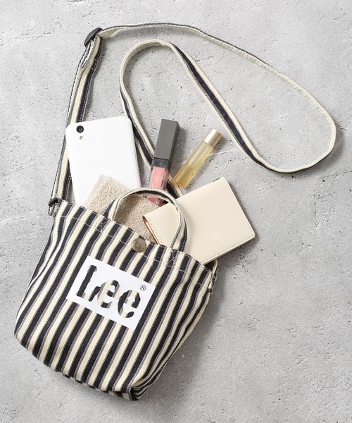 Lee（リー）の「Lee/リー キャンバス ミニミニ 2WAY トートバッグ（トートバッグ・レディース・ストライプ/ホワイト×シルバー/ブラック系その他/グレー/ホワイト×ブラック/ホワイト×ブルー/ホワイト×レッド/その他/ホワイト系その他/ブラック×ホワイト・FREE）」の10枚目の写真