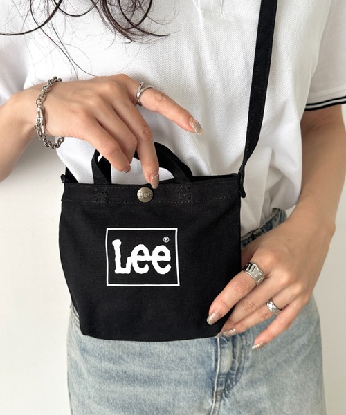 Lee（リー）の「Lee/リー キャンバス ミニミニ 2WAY トートバッグ（トートバッグ・レディース・ストライプ/ホワイト×シルバー/ブラック系その他/グレー/ホワイト×ブラック/ホワイト×ブルー/ホワイト×レッド/その他/ホワイト系その他/ブラック×ホワイト・FREE）」の13枚目の写真