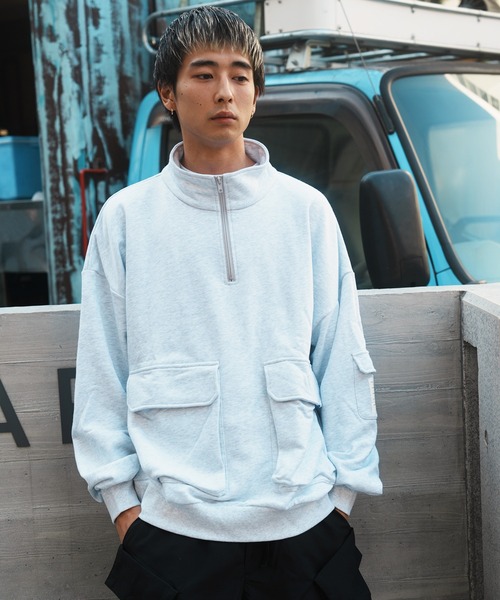 セール】JE-MILITARY HALF ZIP（スウェット）｜JACKROSE（ジャック  