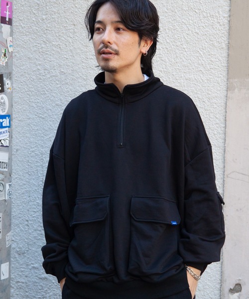 セール】JE-MILITARY HALF ZIP（スウェット）｜JACKROSE（ジャック 