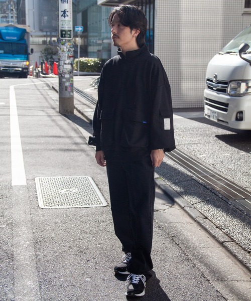 JACKROSE（ジャックローズ）の「JE-MILITARY HALF ZIP（スウェット・メンズ・ブラック/ライトグレー・L/M）」の10枚目の写真