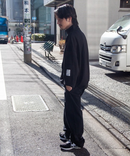 JACKROSE（ジャックローズ）の「JE-MILITARY HALF ZIP（スウェット・メンズ・ブラック/ライトグレー・L/M）」の12枚目の写真