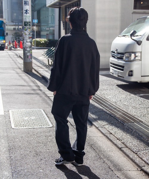 JACKROSE（ジャックローズ）の「JE-MILITARY HALF ZIP（スウェット・メンズ・ブラック/ライトグレー・L/M）」の13枚目の写真