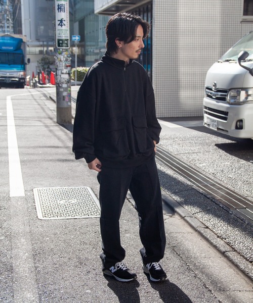 JACKROSE（ジャックローズ）の「JE-MILITARY HALF ZIP（スウェット・メンズ・ブラック/ライトグレー・L/M）」の17枚目の写真