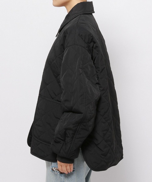 LOWRYS FARM（ローリーズファーム）の「エリキルティングブルゾン  987059（ブルゾン・レディース・アイボリー/ブラック/カーキ・FREE）」の19枚目の写真