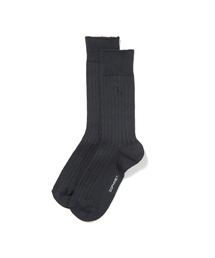 COTTON LINEN RIBBED SOCKS