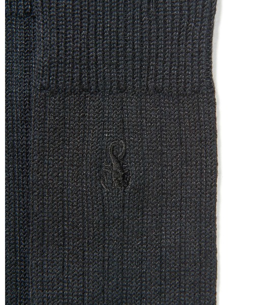SOPHNET.（ソフネット）の「COTTON LINEN RIBBED SOCKS（ソックス/靴下・メンズ・ホワイト/ベージュ/ブラック・LARGE/MEDIUM）」の5枚目の写真